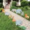Big Dot of Happiness Safari Animals Outdoor Decorations, Baby Shower or Birthday Lawn Ornaments, Jungle Animals Yard Signs with Stakes - 10 Piece Set